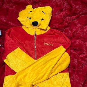 Winnie the Pooh onsie. Worn once as a Halloween costume